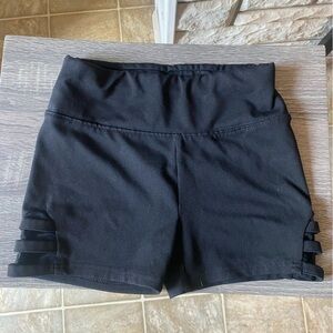 Girl’s Justice Black Active Shorts, size 10